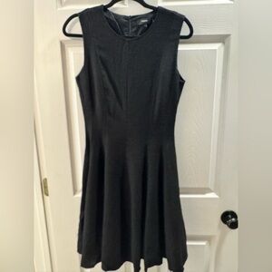 Gorgeous Theory Black Tweed Sleeveless Dress
